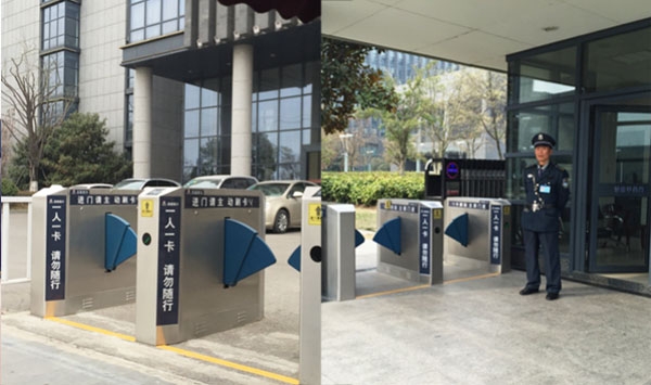 徐州市政府行政服务中心7个出入口访客22个行人通道闸机（支持市民卡卡片）
